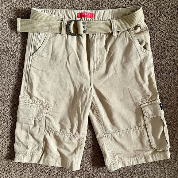 GUESS Carter cargo shorts with belt - Picture 1 of 6